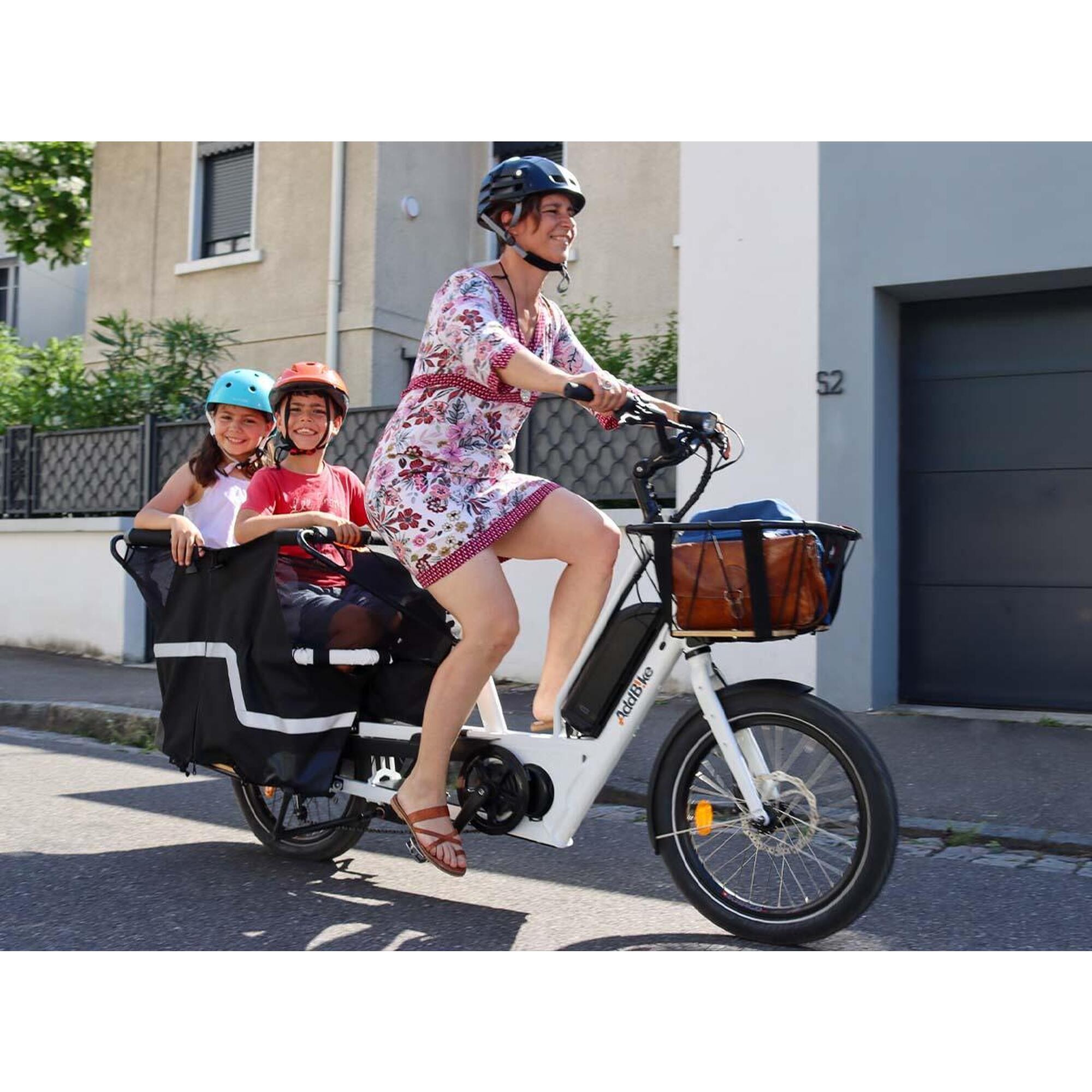 Elektrisches Familienlastenfahrrad U-Cargo Family 4/5