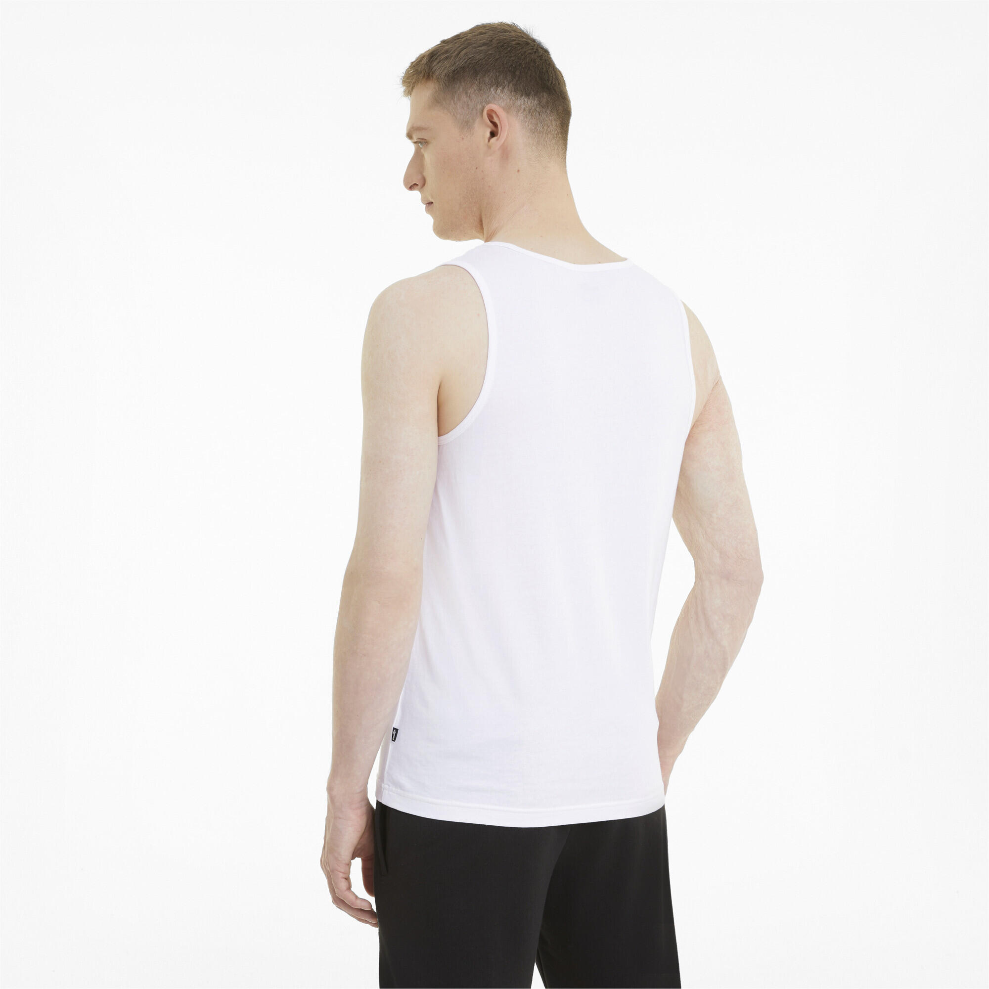 Tank top Essentials uomo PUMA White 3/5