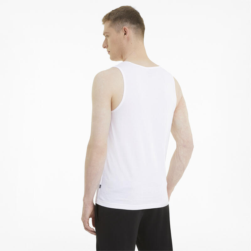 Essentials tanktop heren PUMA White