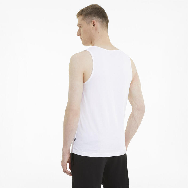 Camiseta sin mangas Essentials Hombre PUMA Blanco