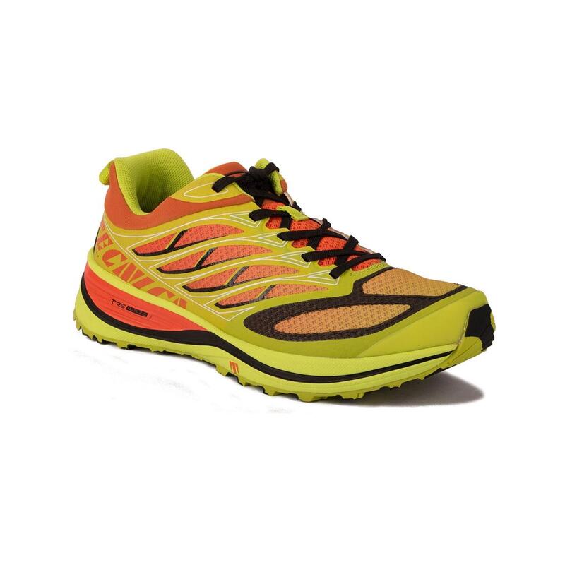 Rush E-lite Men Trail Running Shoes - Lime Orange