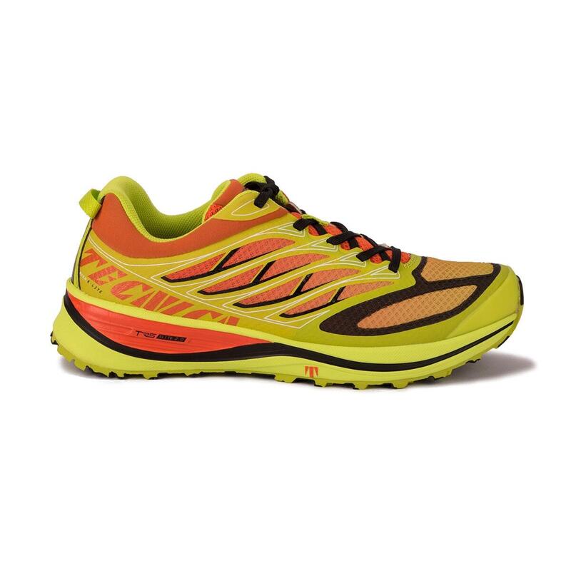 Rush E-lite Men Trail Running Shoes - Lime Orange