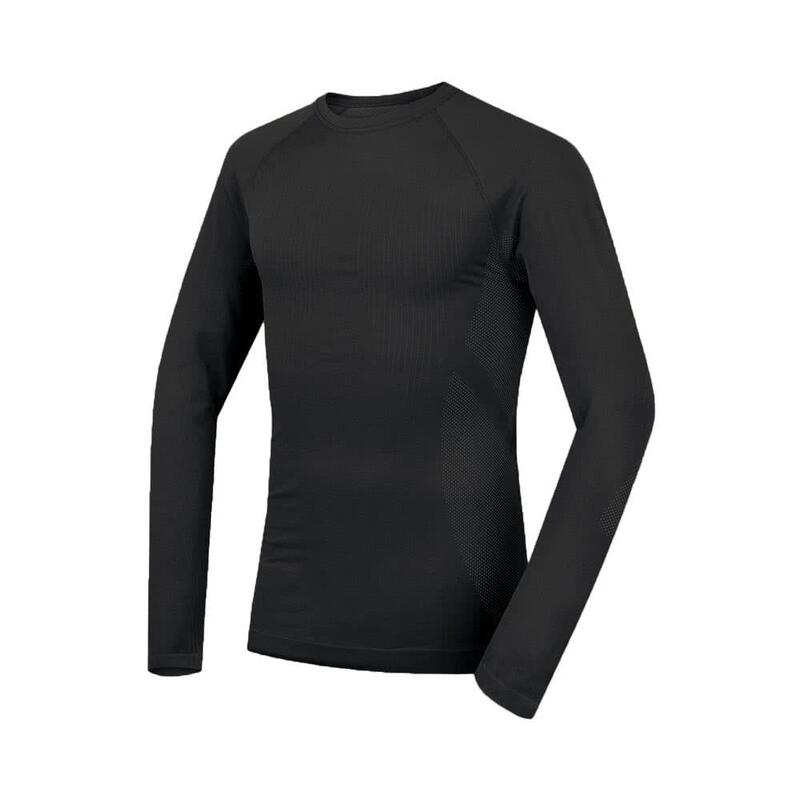 Ochaco Men Long-sleeve Crew Warm Base Layer - Black