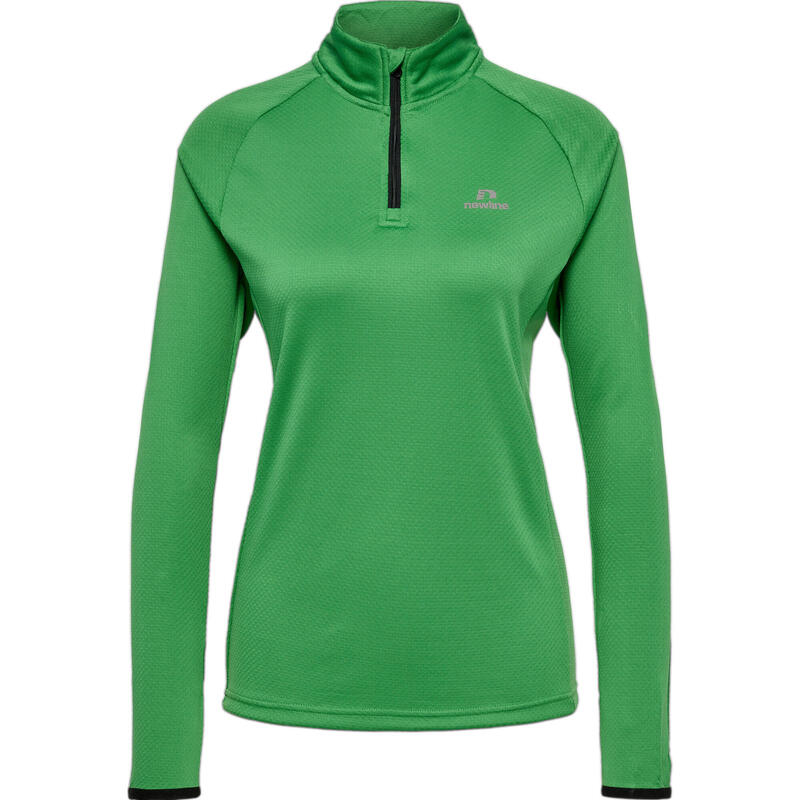 Sweatshirt Mit Kurzem Reißverschluss Damen