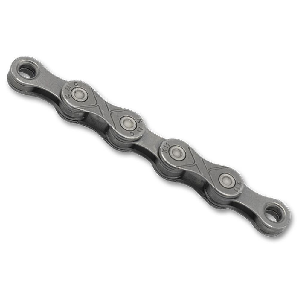 KMC X11 114 Link Bike Chain 1/2" x 11/128" 11 Speed - Grey 2/2