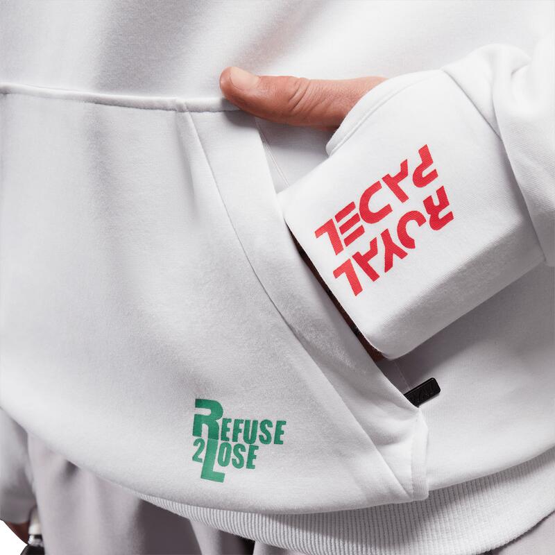 Sudadera manga larga de Pádel Royal Padel Blanca Mujer
