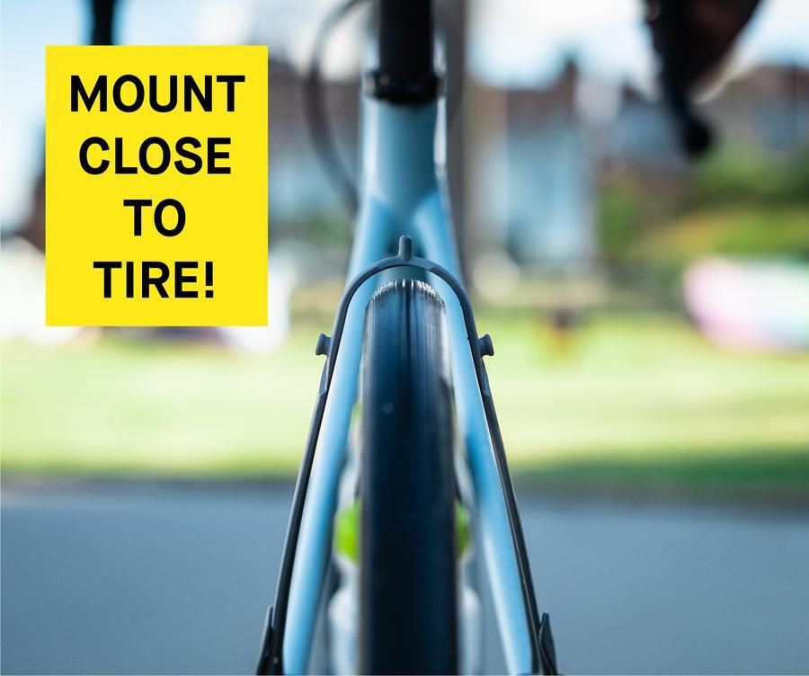 Ass Savers Win Wing Rear Mudguard Road Bike - Black Dot 5/5