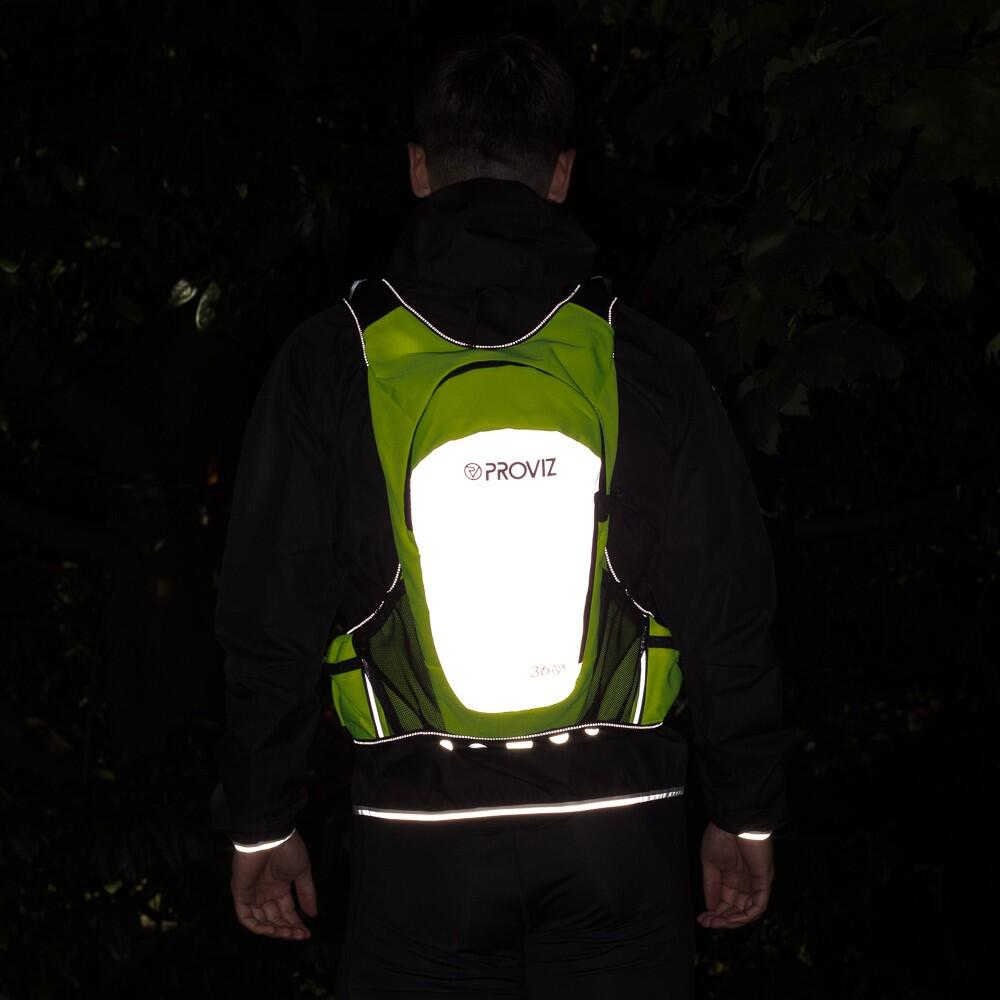 Proviz REFLECT360 Hi Viz Reflective Running Backpack 10L 3/8