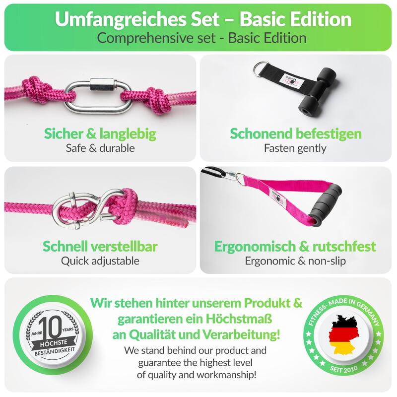 BodyCROSS® Slingtrainer Pink Edition | Basic