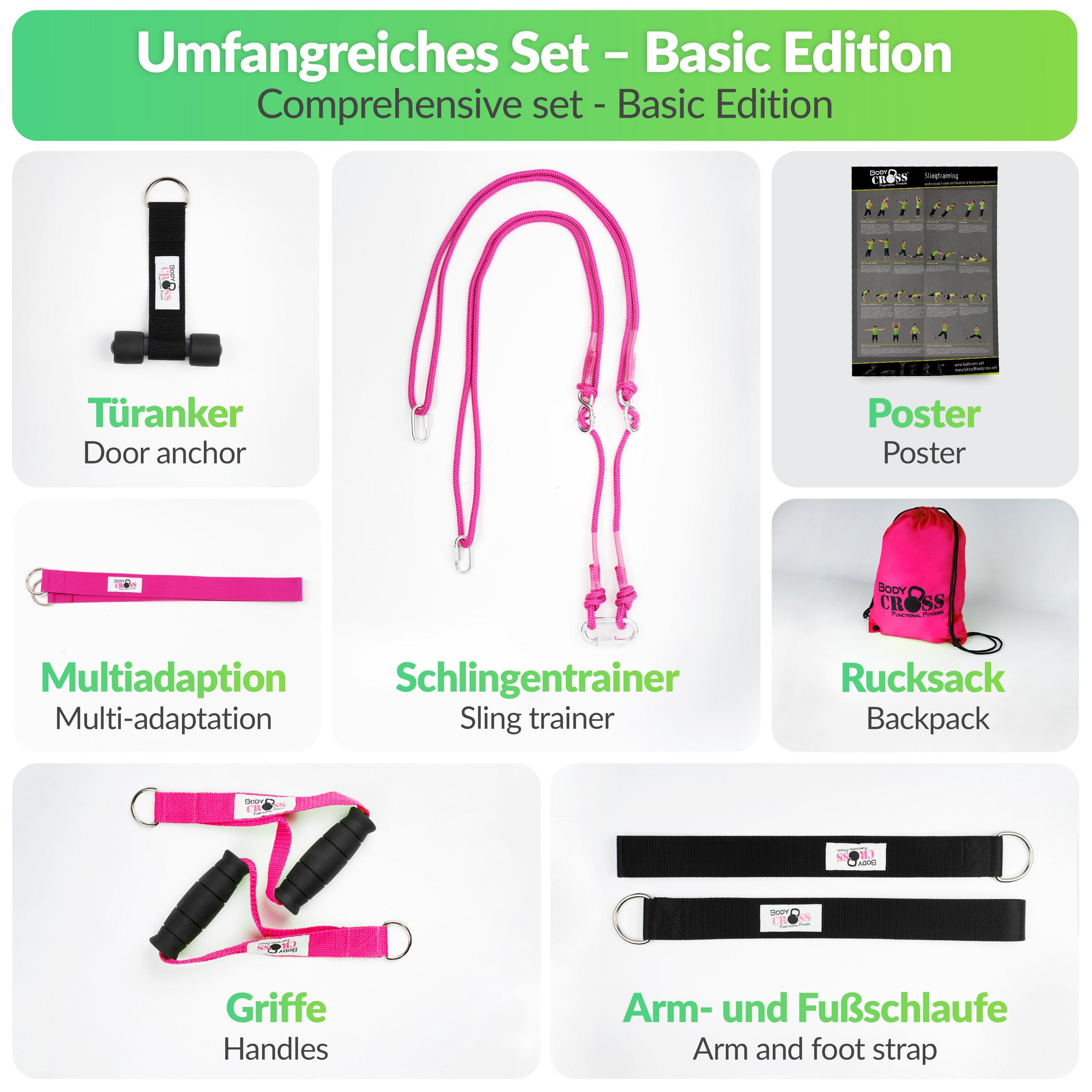 BodyCROSS® Slingtrainer Pink Edition | Basic 2/7
