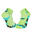 Socquettes TRAIL ELITE vert-bleu
