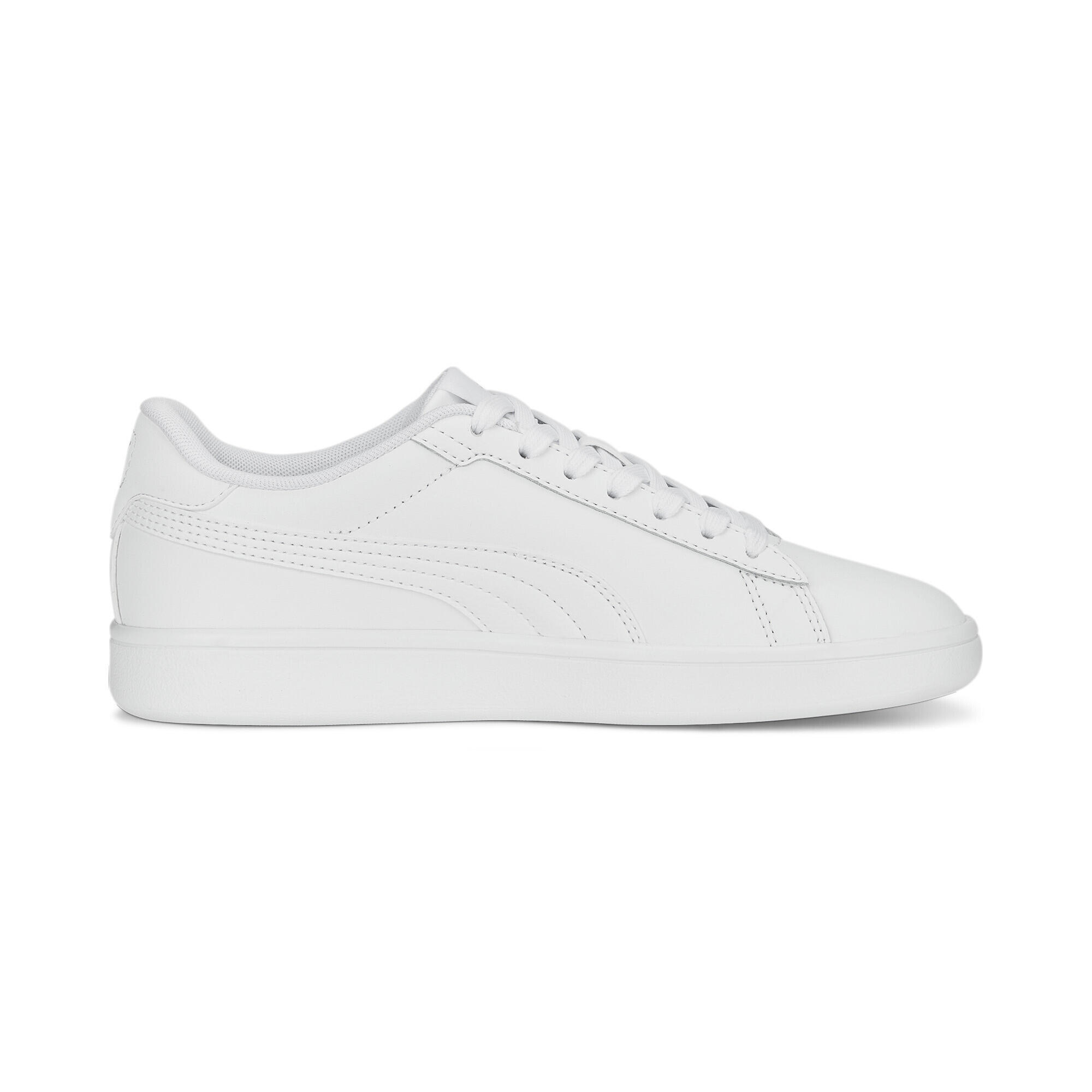 Baskets en cuir Smash 3.0 Enfant et Adolescent PUMA White Cool Light Gray 7/7