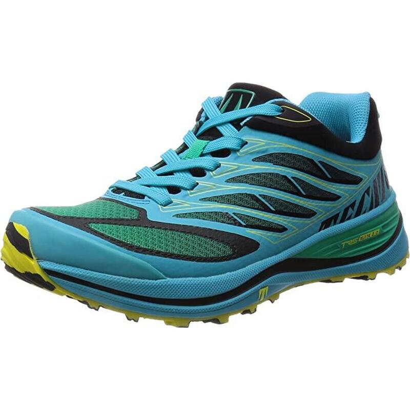 Rush E-lite Women Trail Running Shoes Light Blue/Green