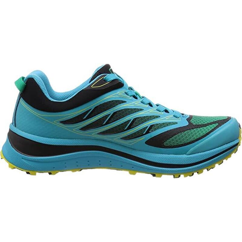 Rush E-lite 女士越野跑步鞋 淺藍/綠色