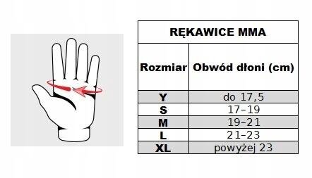 Rękawice skórzane MMA Evolution Black Pro 3/5