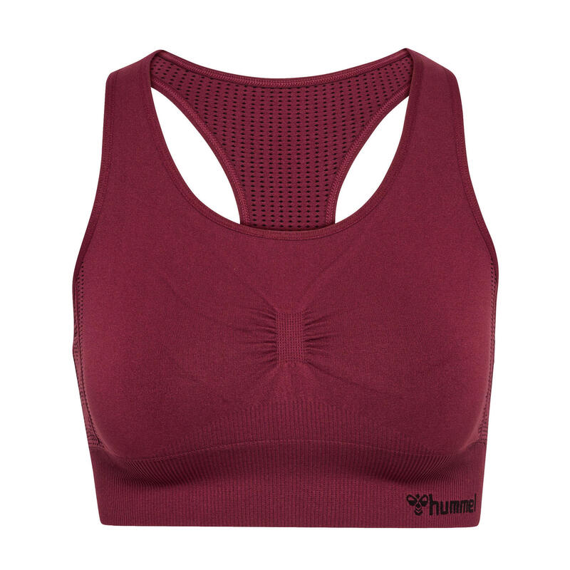 Top Hmlmt Yoga Femme Extensible Respirant Séchage Rapide Sans Couture Hummel