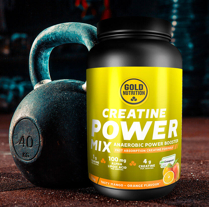 AUMENTO DE FUERZA CREATINE POWER MIX ORANGE/MANGO - 1 KG 2/3