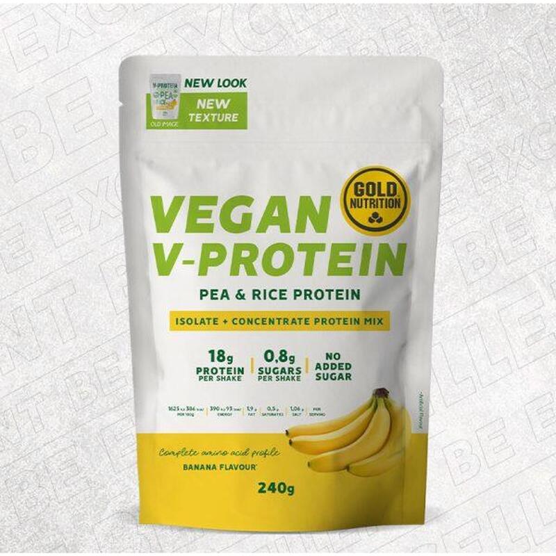 PROTEÍNA VEGETARIANA  V-PROTEIN BANANA - 240 G