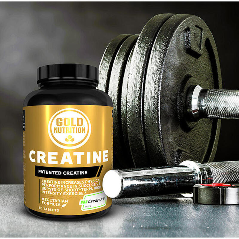 Creatina monohidrata, GoldNutrition, Creatine, 60 capsule