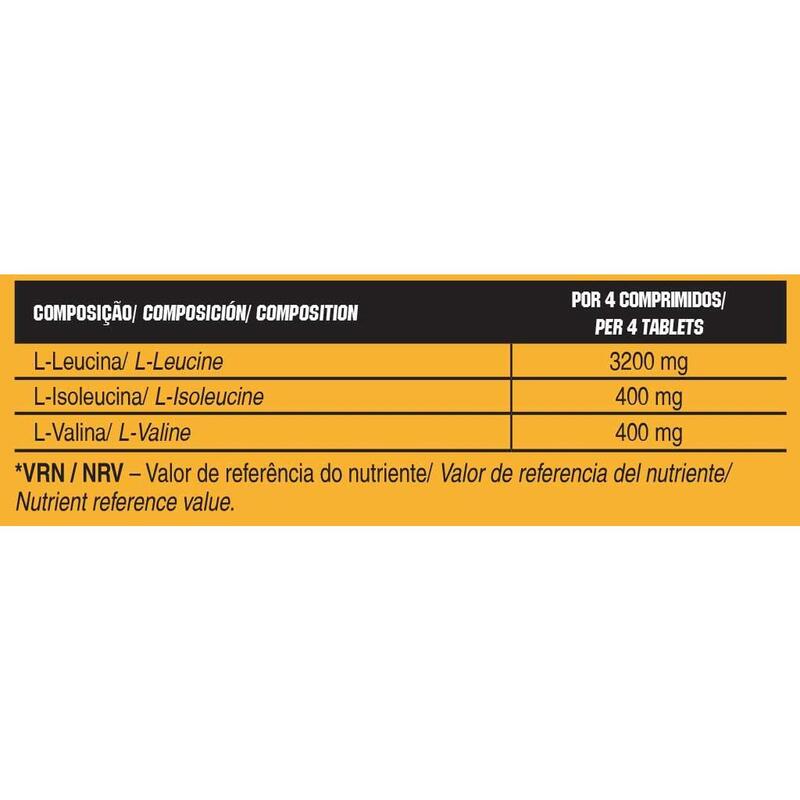 AMINOÁCIDOS ESENCIALES  BCAA 8:1:1 - 200 TABS