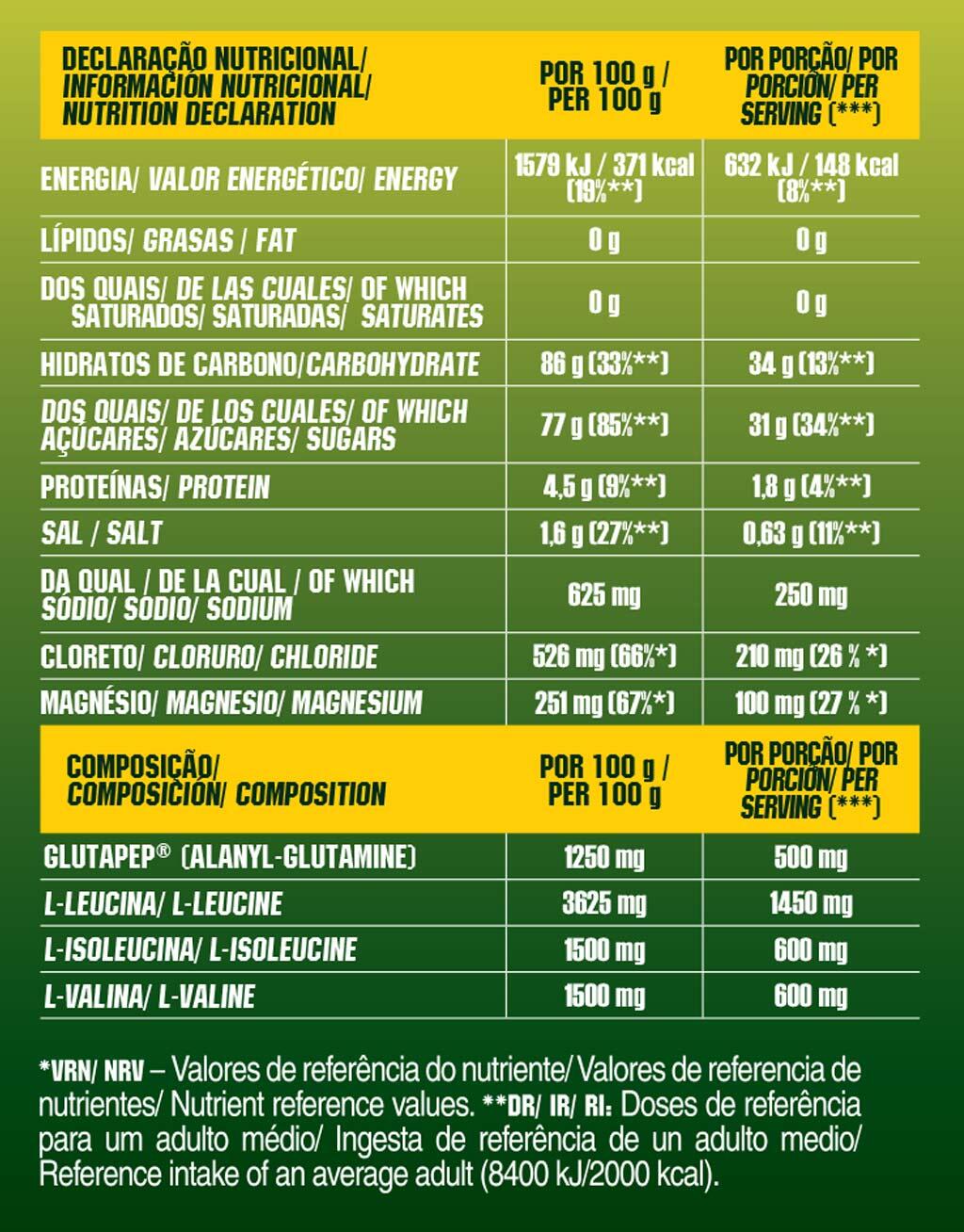 BEBIDA ISOTÓNICA GOLD DRINK PREMIUM LIMÓN - 600 G 3/3