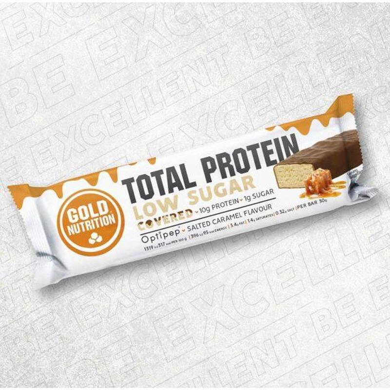 PROTEIN BAR LOW SUGAR COVERED CARAMELO SALADO - 30 G G