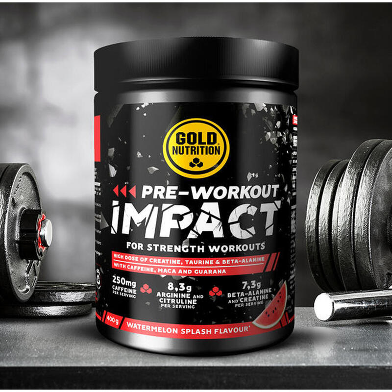 GoldNutrition PRE-WORKOUT Impact pepene rosu 400 gr