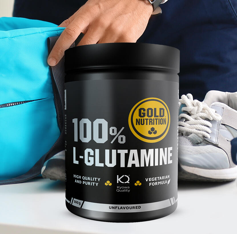 AUMENTO MUSCULAR L-GLUTAMINE POWDER - 300 G 2/3