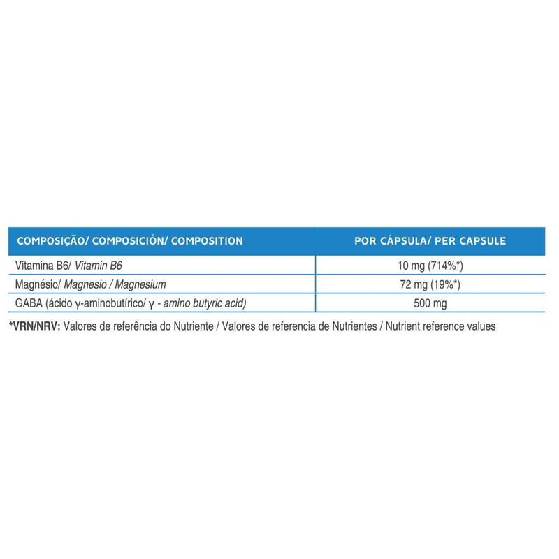 SUPLEMENTO NUTRICIONAL GABA - GN CLINICAL - 60 VCAPS