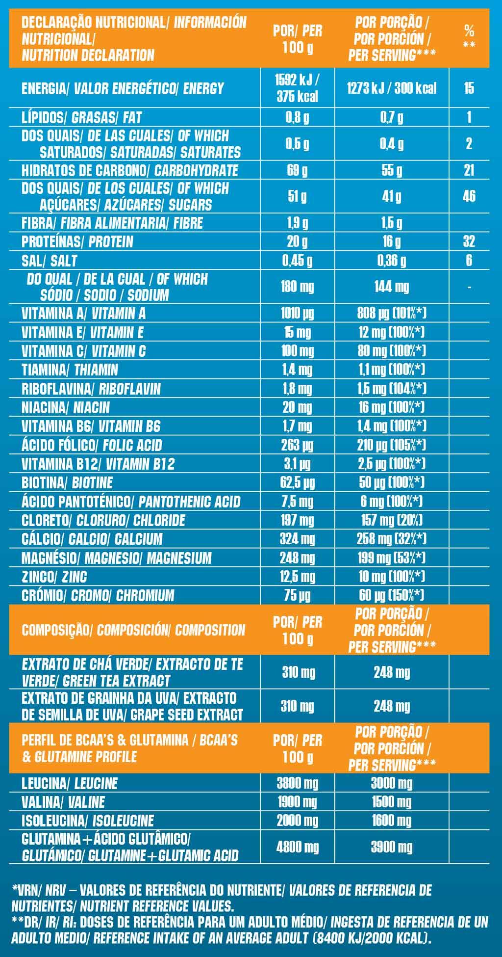 RECUPERAÇÃO MUSCULAR FAST RECOVERY LARANJA - 600 G 3/3