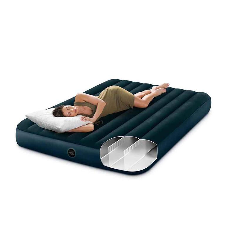 Single Dura Beam Inflatable 1 person Camping Mattress - Midnight Green