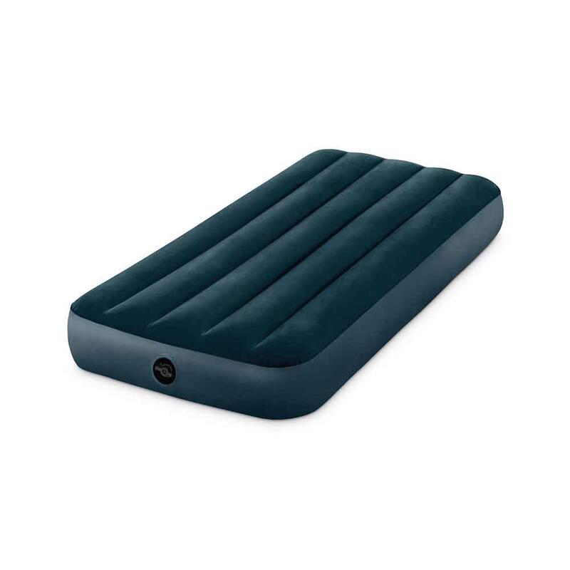 Single Dura Beam Inflatable 1 person Camping Mattress - Midnight Green