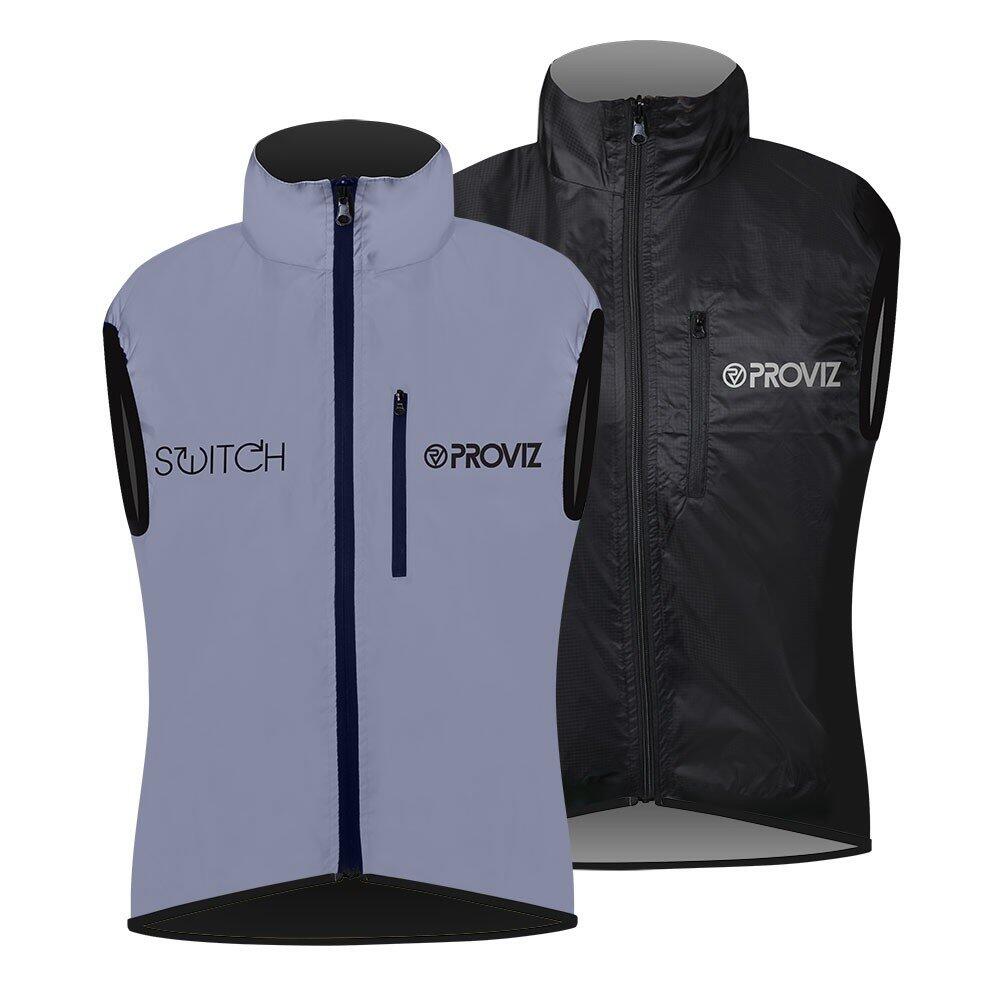 Proviz Women's Reflective Switch Waterproof Cycling Gilet 1/6