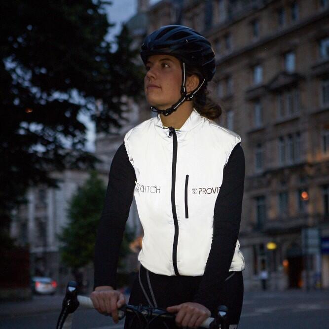 Proviz Women's Reflective Switch Waterproof Cycling Gilet 4/6