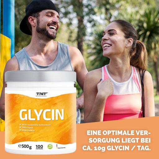 Glycin - süße, nicht essentielle Aminosäure