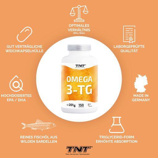 Omega 3-TG - Fischöl aus wilden Sardellen, wirkt entzündungshemmend