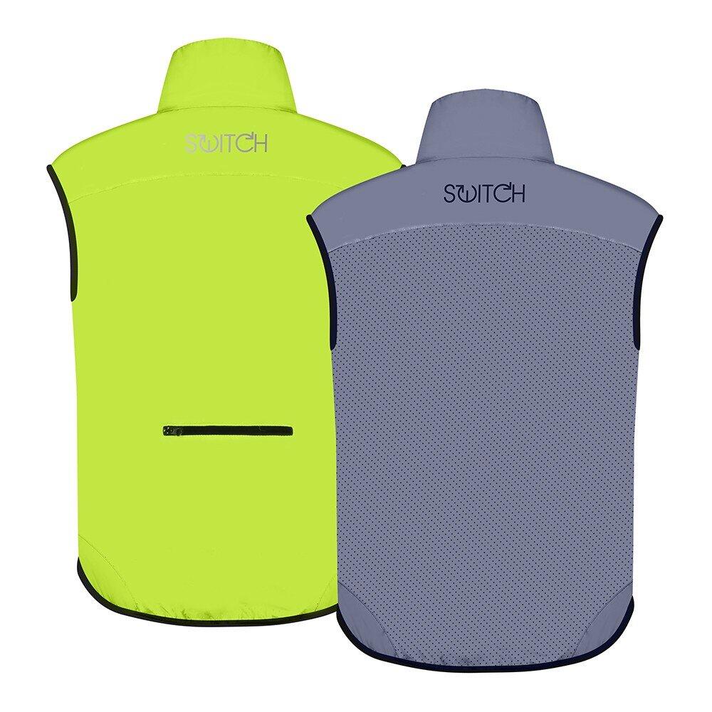 SWITCH JACKET Gilet réversible fluo/réfléchissant - Homme - L 5/5
