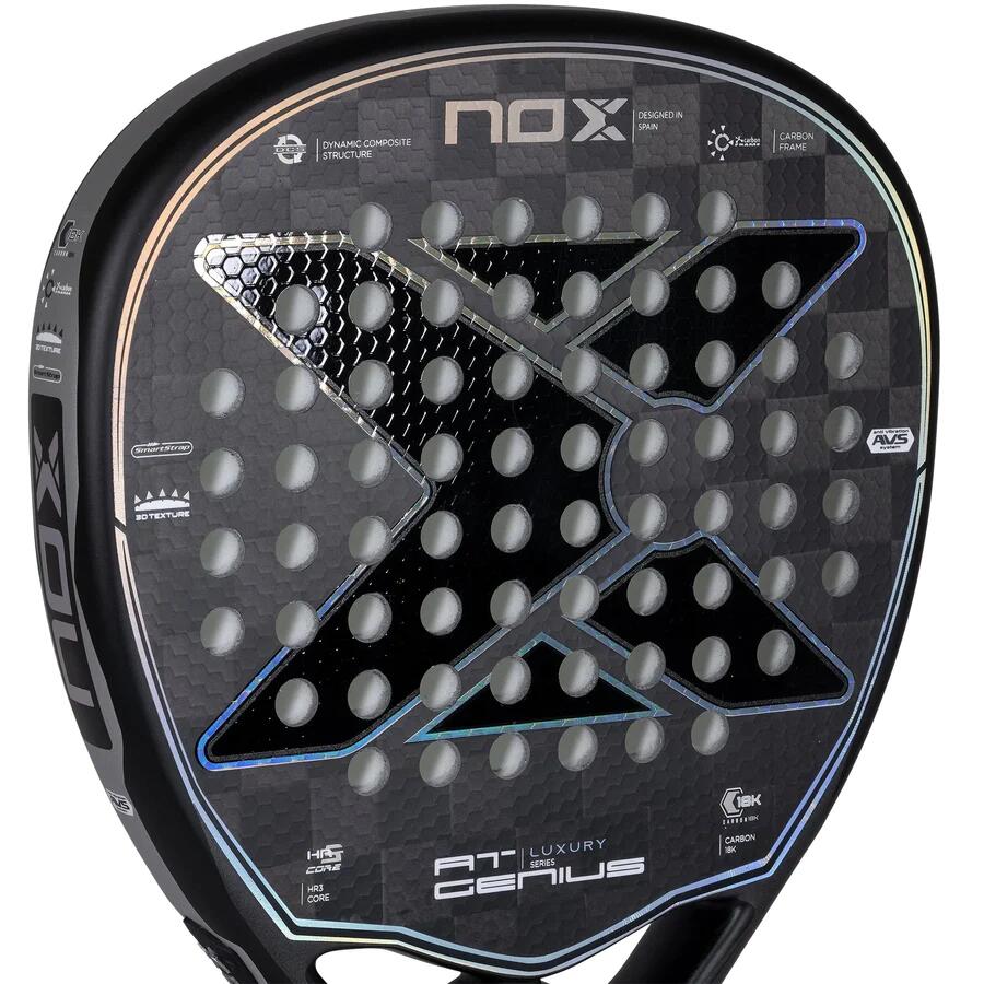 Pala de pádel adultos NOX AT Luxury GENIUS ATTACK 18K 2023 3/7