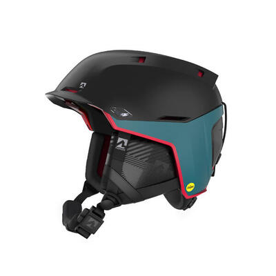 Skihelm marker phoenix 2 mips zwart teal blauw rood
