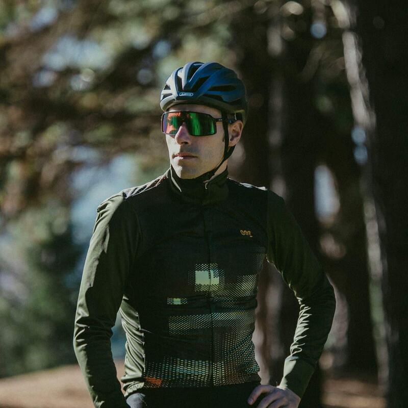 Chaqueta térmica de ciclismo impermeable para el frío unisex Mooquer NFT Corsa