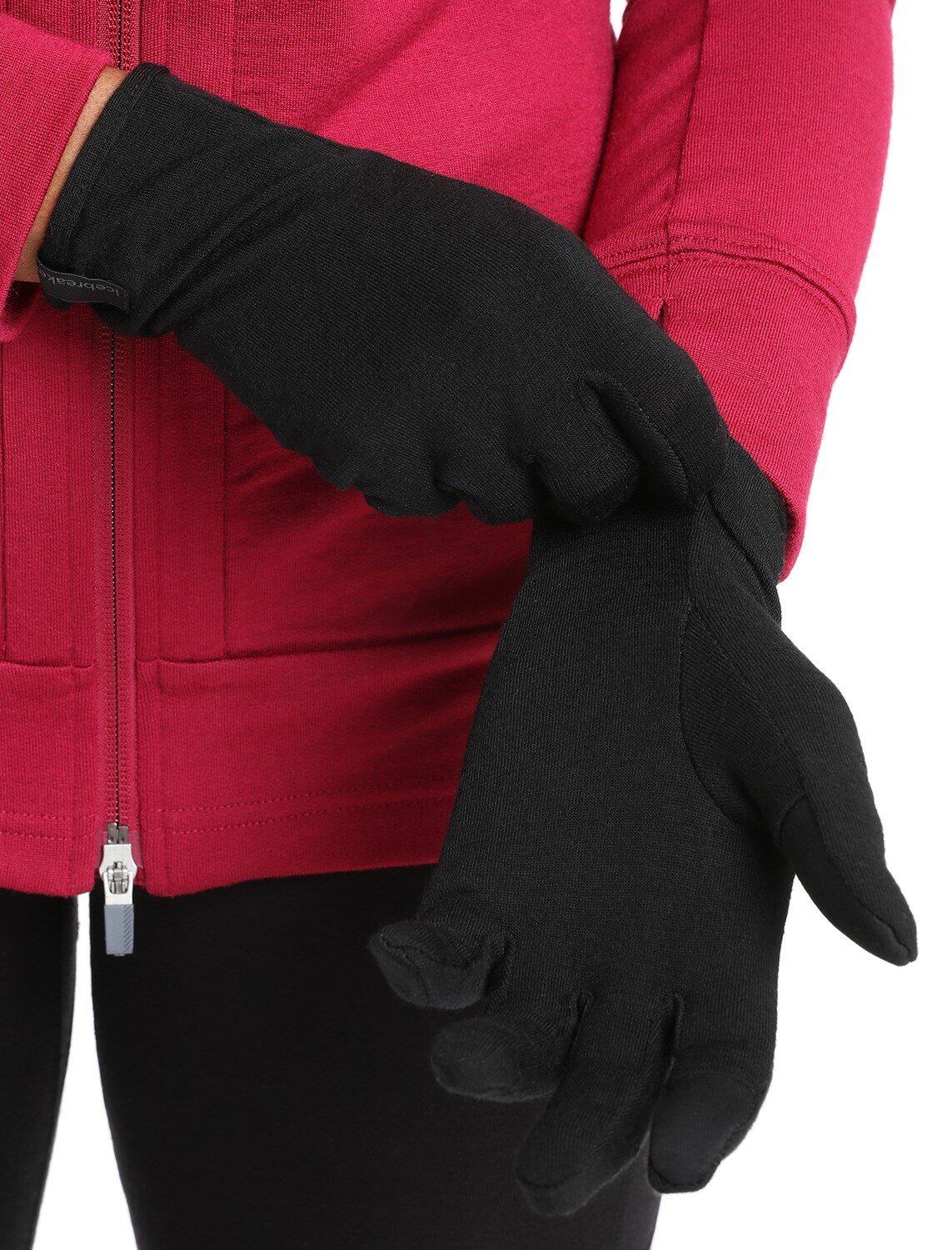 Rękawiczki zimowe unisex Icebreaker 260 Tech Glove Liners 3/4