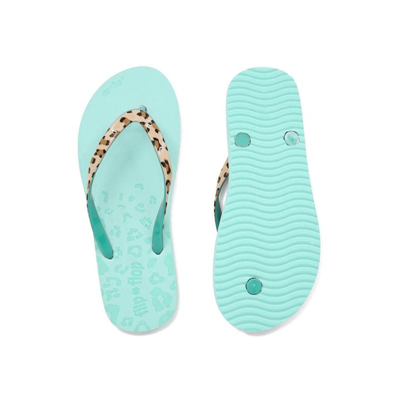 Damen Flip Flop Zehentrenner easy*leo Lt Turquoise