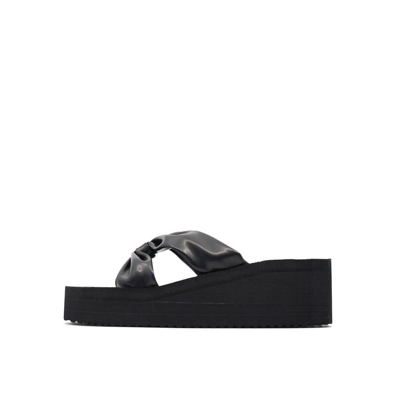 Damen Sandale wedge*bow Black