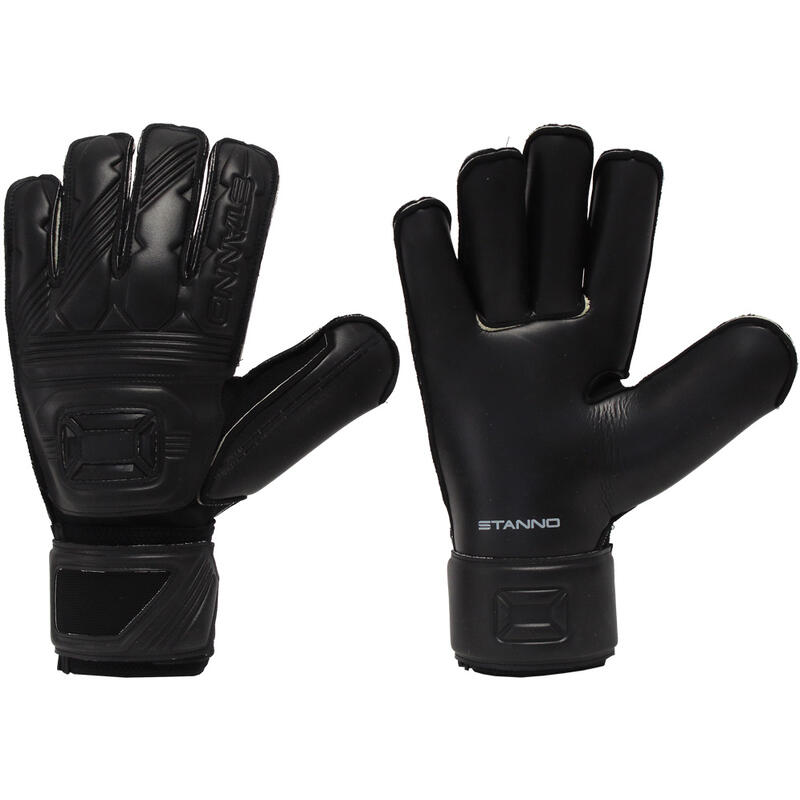 Stanno Ultimate Grip II Black Ltd. Roll Finger Goalkeeper Gloves STANNO