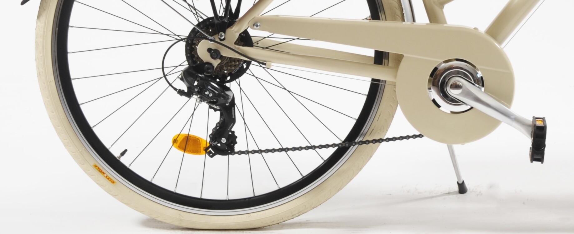 Cityfahrrad 28 Zoll 605 Aluminium Lady, BEIGE CAPPUCCINO 5/5