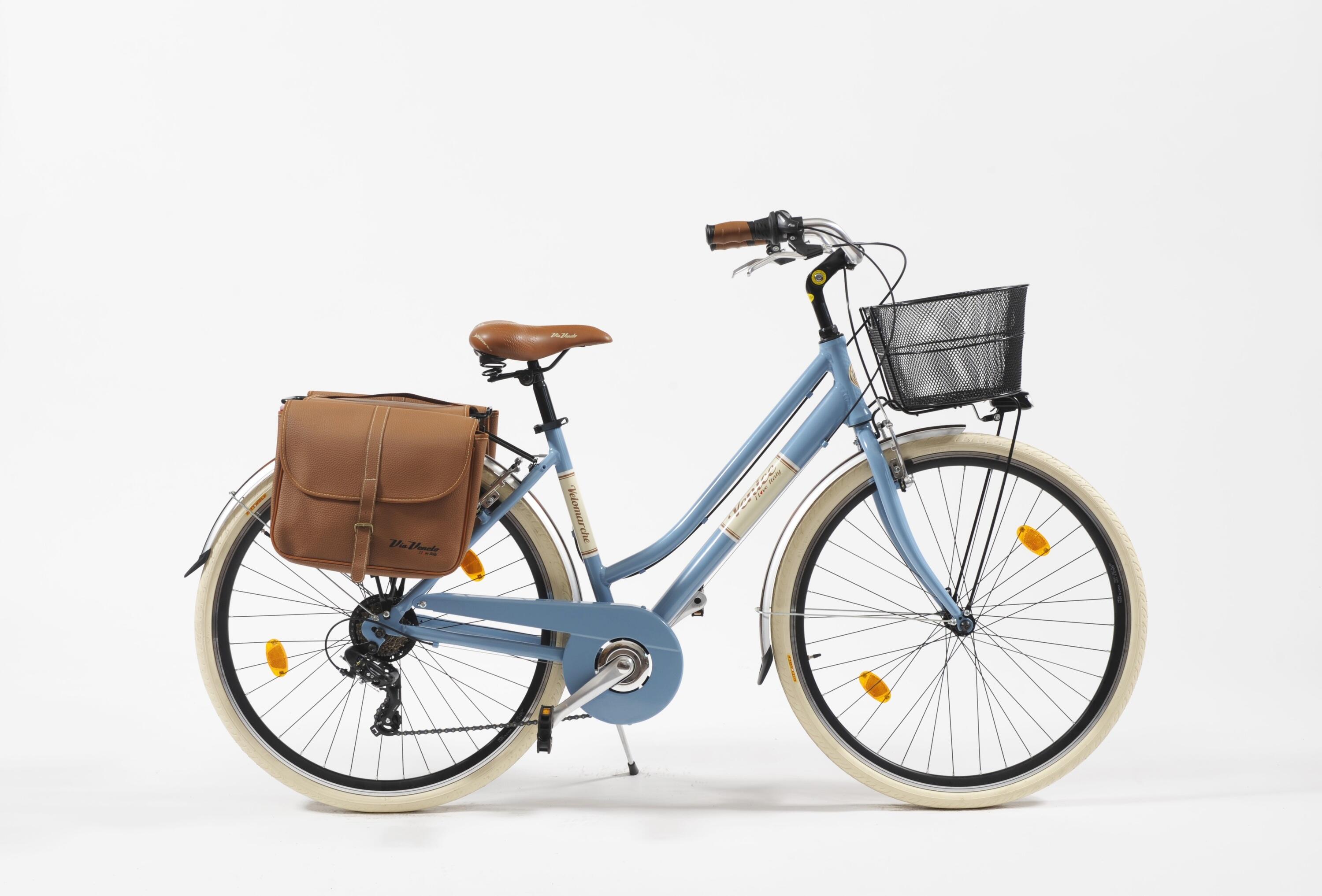 VELOMARCHE Cityfahrrad 28 inch 615 Lady, BLU MAMA NON MAMA 1/1