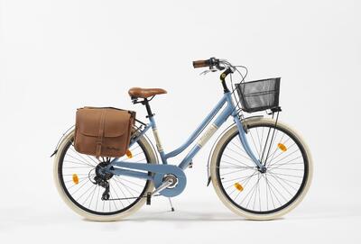 Stadsfiets 28 inch 605 aluminium dames blauw