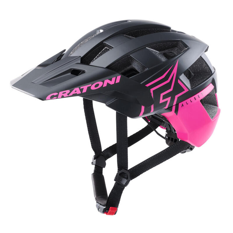 CRATONI MTB-Helm AllSet Pro  schwarz/pink