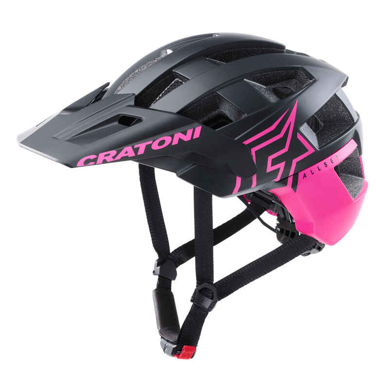 CRATONI MTB-Helm AllSet Pro  schwarz/pink Media 1