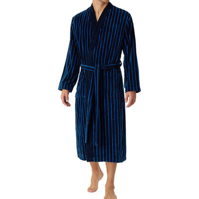 Bademantel Herren - Soft Velour - Organic Cotton